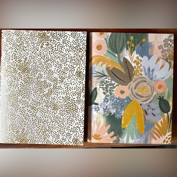 NEW Rifle Paper Co. Luisa Floral and Gold Patterned Pocket Notebook Set, gifts - Picture 7 of 7